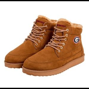 Georgia Bulldogs - Mens Hightop Moccasin Boots